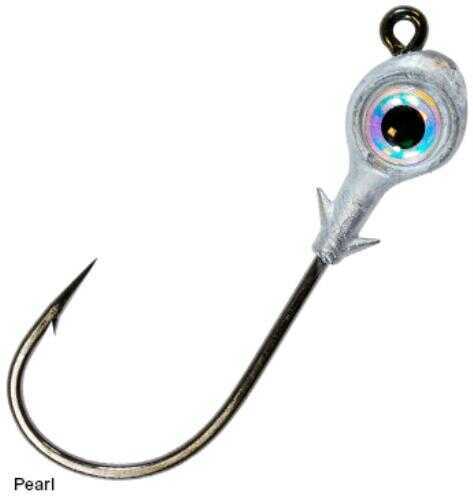 Z-Man Redfish Eye Jighead 1/4 Ounce, Pearl, 3 Pack Md: REJH14-02PK3