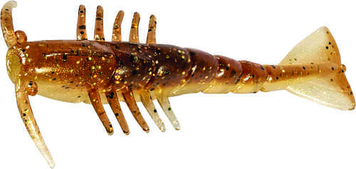 Slaty Ned Shrimpz 2.5in Rootbeer Gold 6pk Model: Sns25-282pk6