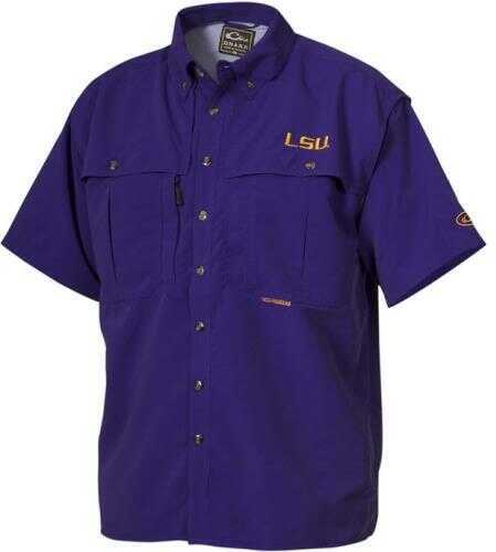 Drake Waterfowl Systems LSU- S/S Wingshooter's Shirt Small