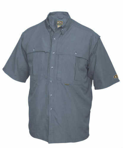 Drake Casual Vented Wingshooter's Shirt Navy Short Sleeve Small Md#: DW260NAVS