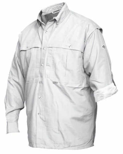 Drake Casual Vented Wingshooter's Shirt White Long Sleeve Size Xl