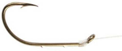 Eagle Claw Snelled Hook Bronze Baitholder Double Line 24/Ctn