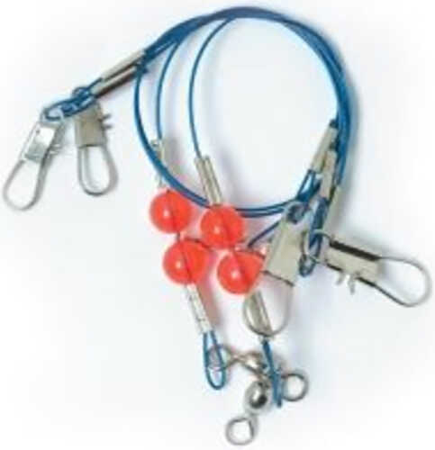 Claw Beaded Leader 1 Drop Blue Wire Model: L839