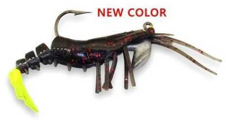 Egret Vudu Shrimp 3In 2 Pack Black/Chart Tail Model: E-VS35-35