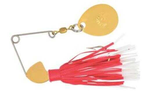 Hildebrandt Spin Dandy 1/8 Ounce Gold Head With Blade Red White Md: 0DANG-RW