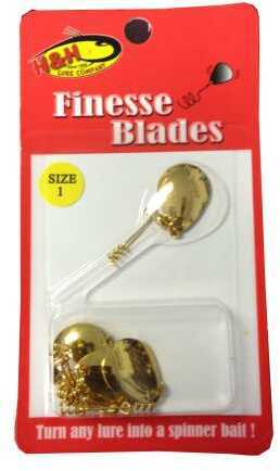 H&H Finesse Worm Spinner Blade #1 Colorado Gold 6Pk Model: FBWS-C1G