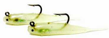 H&H Glass Minnow Double Rig 1/8Oz Glow