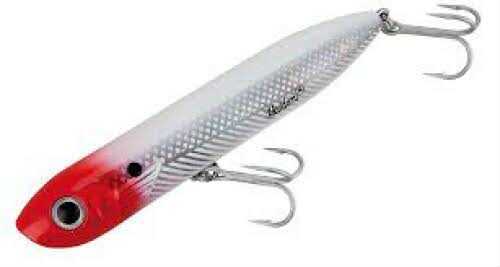 Heddon Chug N Spook Saltwater Jr 3 1/2In 1/2Oz Red Head Flash