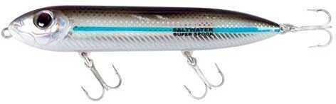 Heddon Saltwater Super Spook 5In 1Oz Silver Mullet