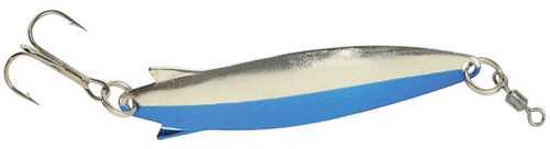 Johnson Slimfish Spoon 1/4Oz Nickel-Nickel Blue