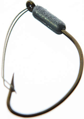 Jigs Wacky Worm Hook 2pk Black Weighted Model: Wwb116