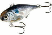 Koppers Lipless Gizzard Shad 1/2Oz 2 1/2In Silver/Black Md#: GZV62Sk-202