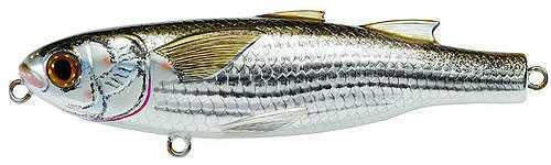 Koppers Mullet WalkIng Bait 4 3/4In Silver/Brown