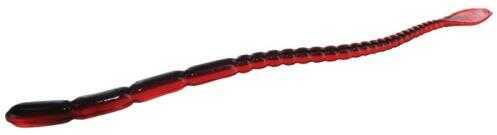 Luck E Strike Baby Huey Worm 10In 8Pk Black/Red Shad Model: 10BHW-410-8