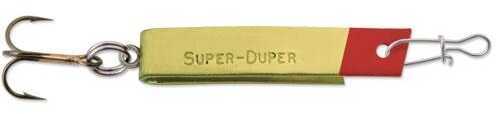 Luhr Jensen Super Duper Spoon 1-1/4In Brass/Red Head