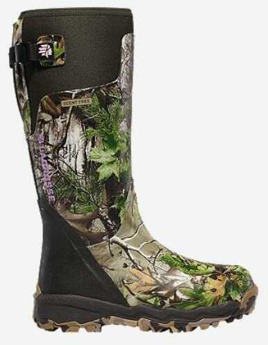 Lacrosse Womens Alphaburly Pro Boots Realtree Xtra 15" Size 5