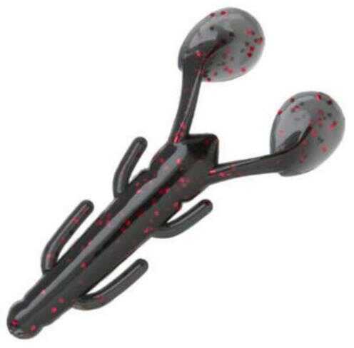 Luck E Strike Drop Dead Craw 3 1/2In 7Pk Black/Red Flake Model: DDCRW-75-7