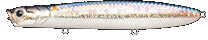 Lucky Craft Gunfish 117 3/5Oz 4 .5" Ms American Shad Model: GF117-270MSAS