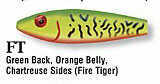 L&S Mirrolure-Sinker 1/2 Firetiger Md#: 52Mr-FT