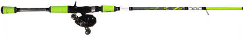 HI-VIS MICRO COMBO w/LIN SPINCAST 5ft 6in M 2pc Model: PRO56SCGREEN