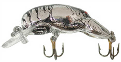 Rebel Teeny Wee Crawfish 1-1/2In 1/10Oz Chrome Black Back