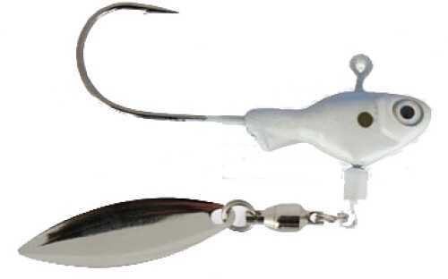 Sworming Hornet Fish Head Spin Weedless 1/4Oz 1Pk Prl White