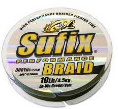 Suffix Performance Braid 1200Yds 20Lb Lo-Vis Green Fishing Line