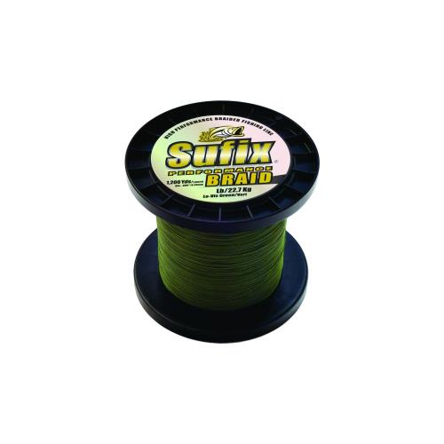 Suffix Performance Braid 1200Yds 80Lb Lo-Vis Green Fishing Line