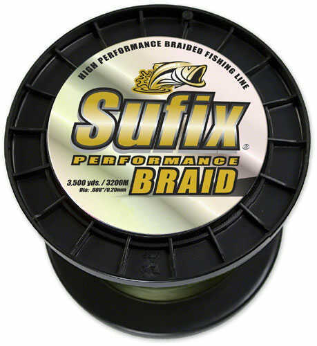 Suffix Performance Braid 3500Yds 50Lb Lo-Vis Green