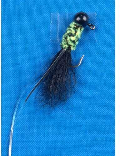 Slater's Double Trouble Jig #6 1/32 oz Black/Black & Green/Black