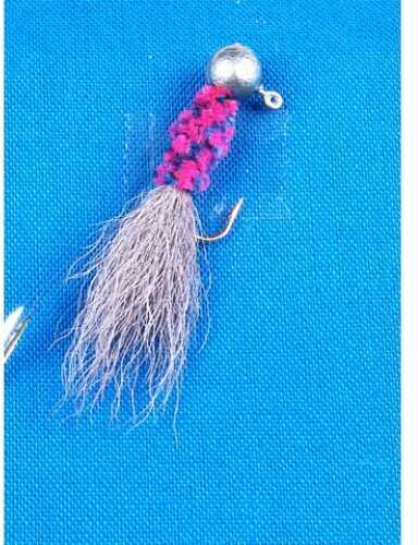 Slater's Double Trouble Jig #6 1/32 oz Silv/Pink & Blue/Sil