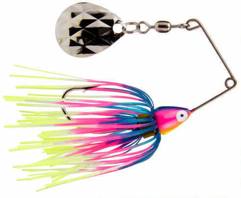 Strike King Mini Spinnerbait 1/8Oz Sngl Col Bl Prl Pnk Ch