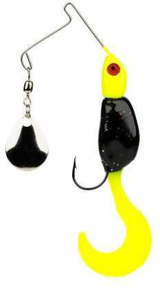 Strike King Mr Crappie Spin Baby 1/8Oz Tuxedo Black Model: MRCSB18-183