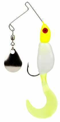 Strike King Mr Crappie Spin Baby 1/8Oz Refrigerator White Model: MRCSB18-186