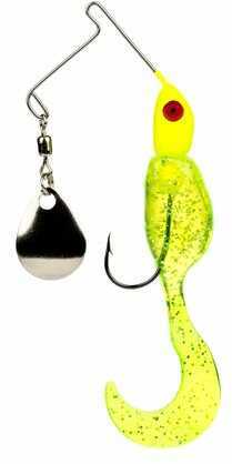 Strike King Mr Crappie Spin Baby 1/8Oz Chartreuse Shiner Model: MRCSB18-195