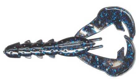 Strike King Rage Lobster 5/ Per Bag Black Blue Flake