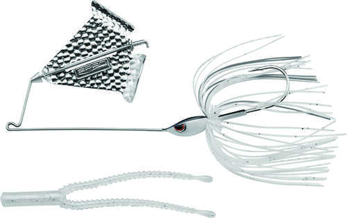 Squealer Buzzbait 3/8oz Pearl White Model: Ssqr3/8pwt