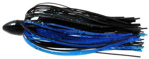 Strike King Slither Rig 1/2Oz Black-Blue Flake