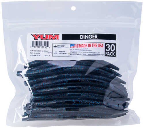 Dinger 5in Bulk-blk Blu Flake Model: Ydg5bk21-30