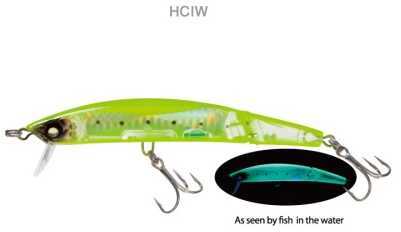 YOzuri Crystal 3D Jointed Minnow 3/4Oz 5-1/4In Holo Chart Silve