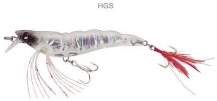 YOzuri Crystal 3D Shrimp 1/4Oz 2-3/4In Holo Ghost