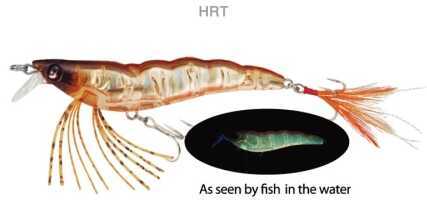 YOzuri Crystal 3D Shrimp 1/4Oz 2-3/4In Holo Uv Rootbeer