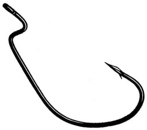 Owner -J- Hook Black Chr Offset 6Pk 1/0 Md#: 5140111