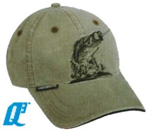 Outdoor Cap 6-Panel Cap Jumping Bass Olive 1-Sz Md#: Bas-018