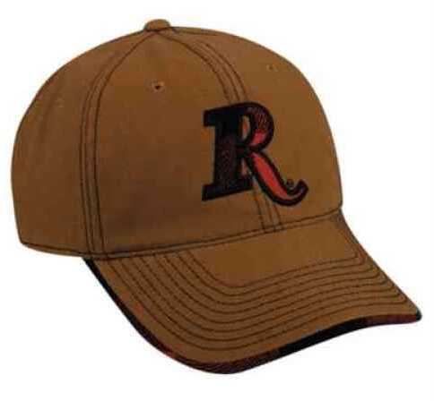 Outdoor Cap Remington Logo Canvas Red/Blk 1-Size