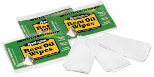 Remington Oil Wipes 100 Count Display - 6" x 8" - Cleans Dirt & Grime While displacing Non-Visible Moisture From Met