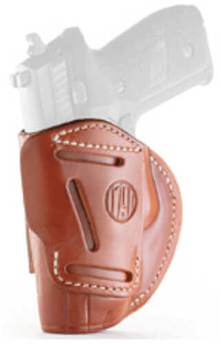 1791 4 Way Inside/outside Waistband Holster Size 6 Matte Finish Leather Construction Classic Brown Right Hand 4wh-6-cbr-