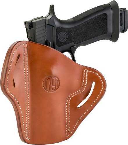 1791 OR Optics Ready Belt Holster Size 2.4 Right Hand Classic Brown Leather OR-BH2.4-CBR-R