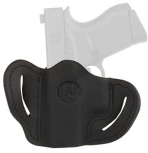 1791 BHC Optic Ready OWB Belt Holster Fits Sub-Compact Pistols Matte Finish Stealth Black Leather Right Hand