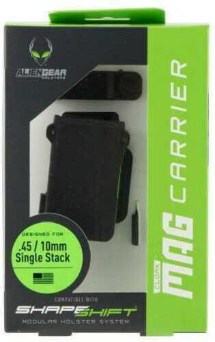 Alien Gear Holsters Single Mag Carrier Black Fits 45ACP/10MM Stack CMCS-3-D